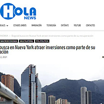 Bogot busca en Nueva York atraer inversiones como parte de su recuperacin